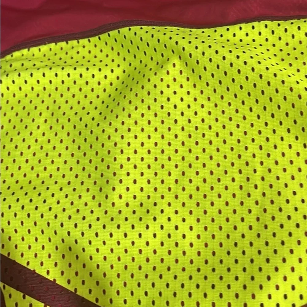 Nike Pro Combat Red and yellow Athletic Shirt